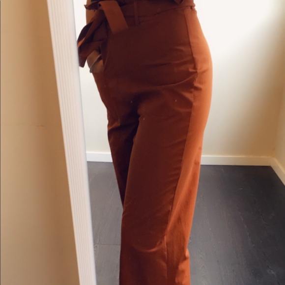 Rusty orange , retro flare pants - Picture 2 of 2